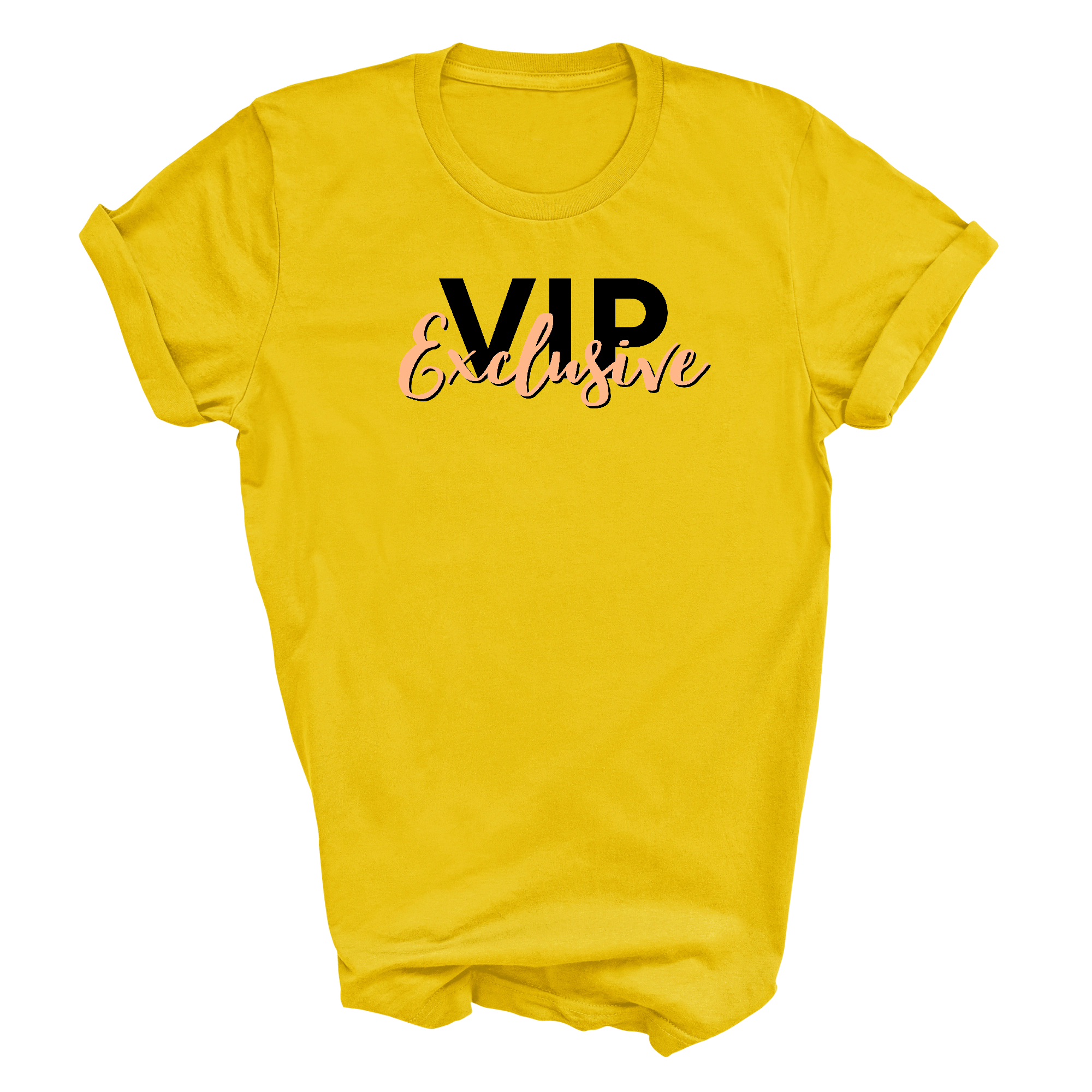 Mens Graphic T-shirt in black and beige featuring affirmation design, made from soft preshrunk cotton.