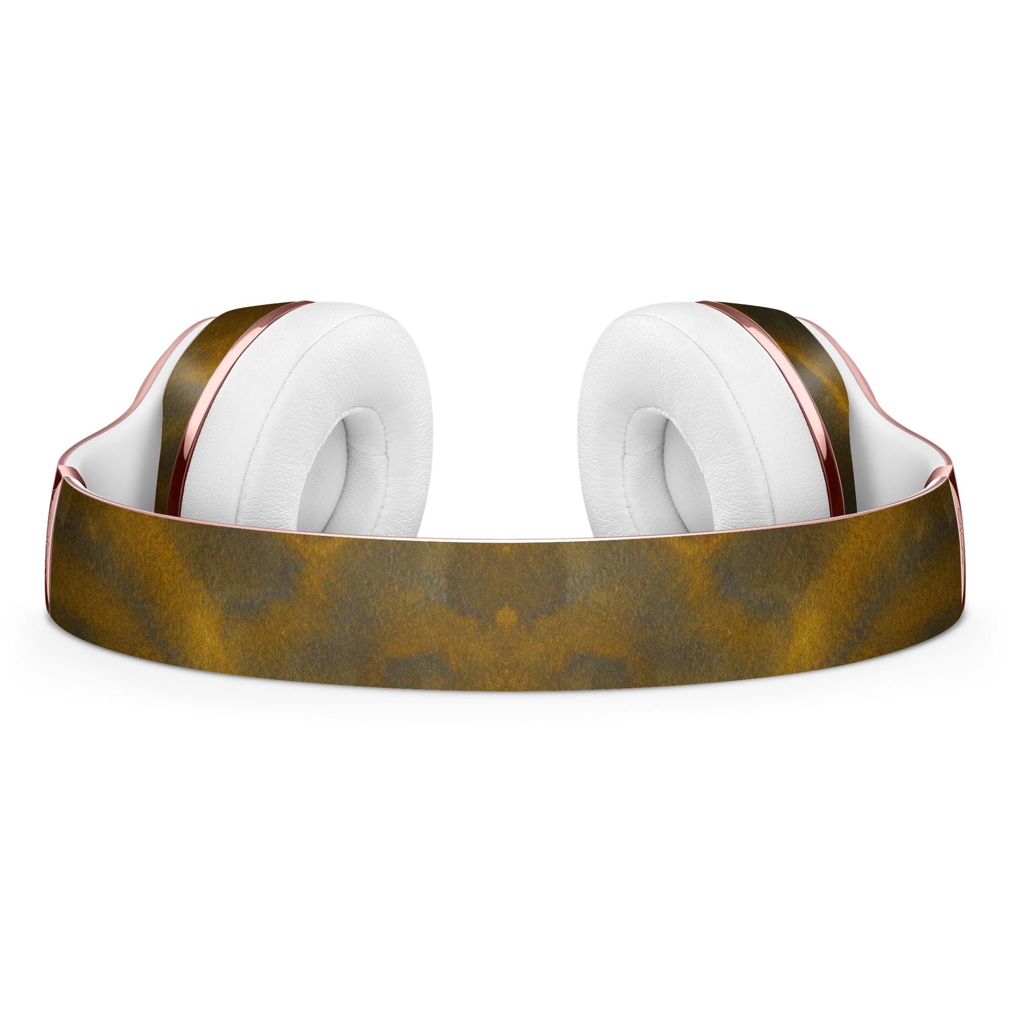 Micro Golden Carnation Petals Skin Kit for Beats by Dre Solo 3 Wireless Headphones, showcasing vibrant floral design and premium vinyl material.