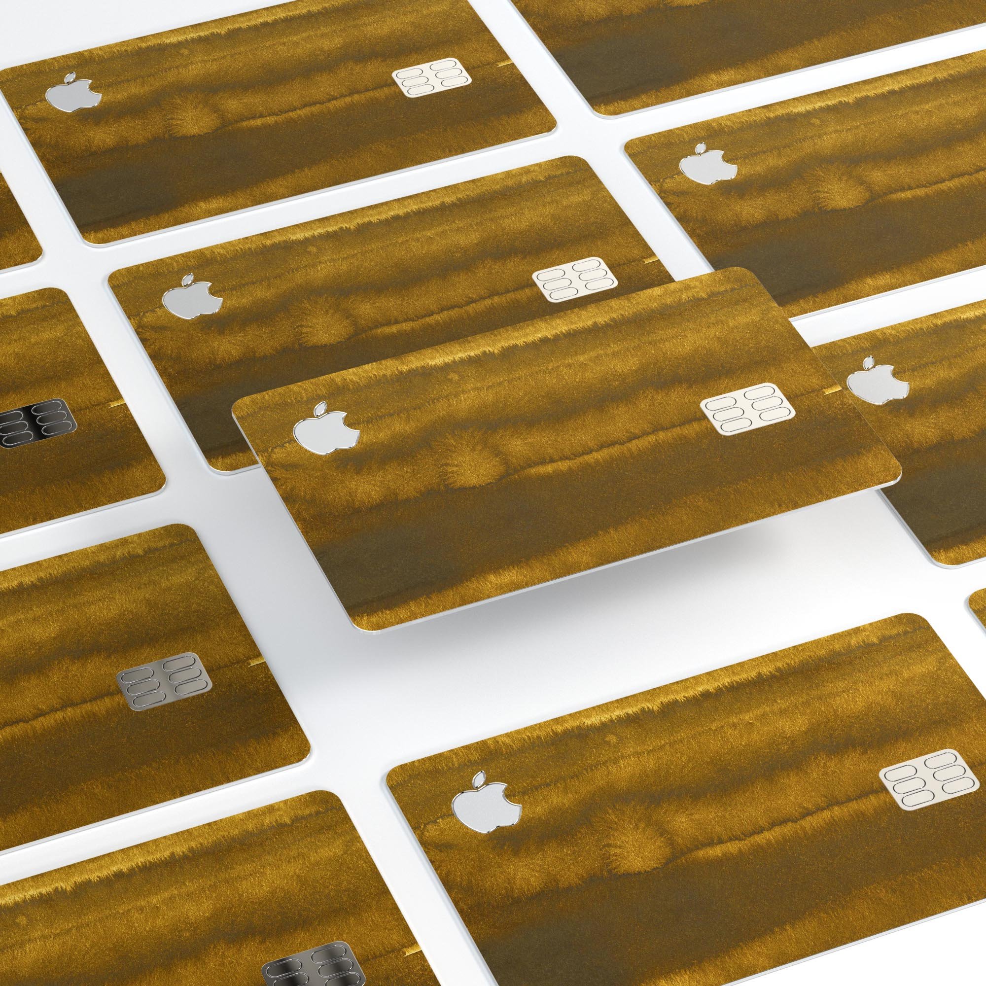 Micro Honey Wheat Fields decal skin-kit for Apple Card, showcasing premium vinyl design and protective features.