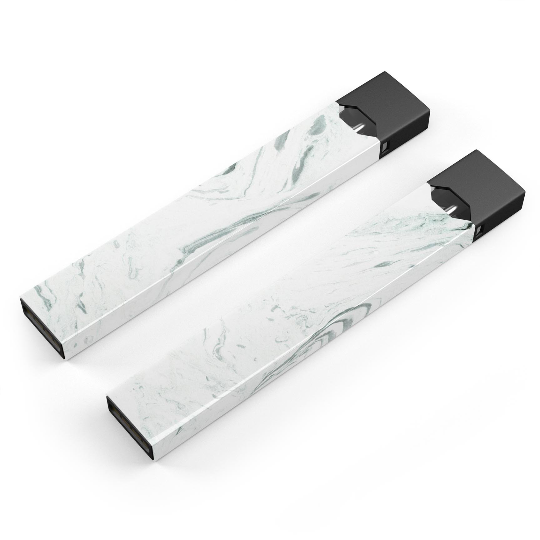 Mint 19 Textured Marble skin-wrap sticker designed for JUUL vaping device, showcasing a stylish marble pattern.