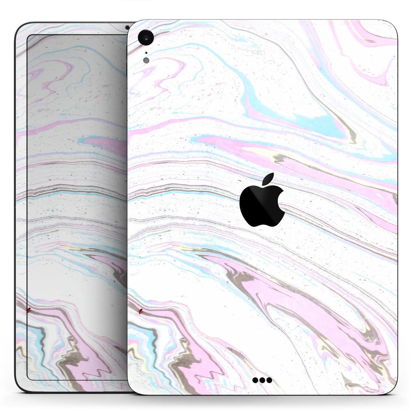 Mixtured Textured Marble v5 skin decal for Apple iPad, showcasing its elegant marble design and premium finish.
