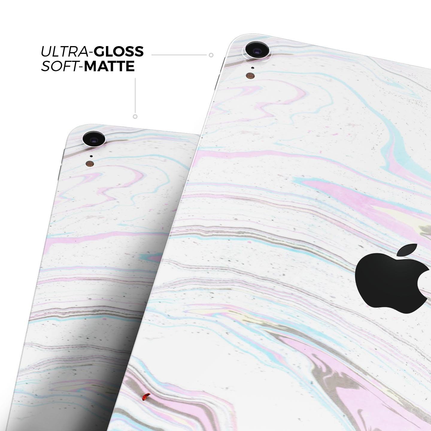 Mixtured Textured Marble v5 skin decal for Apple iPad, showcasing its elegant marble design and premium finish.