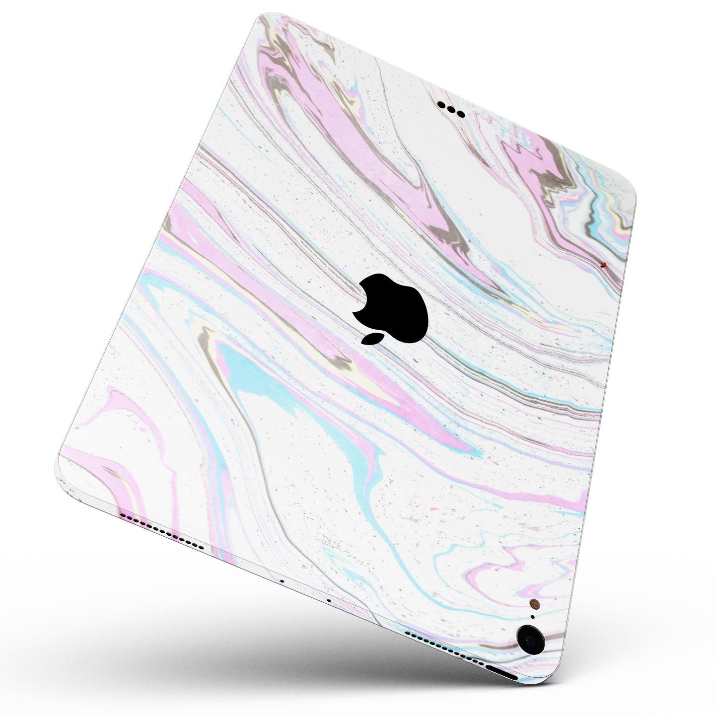 Mixtured Textured Marble v5 skin decal for Apple iPad, showcasing its elegant marble design and premium finish.