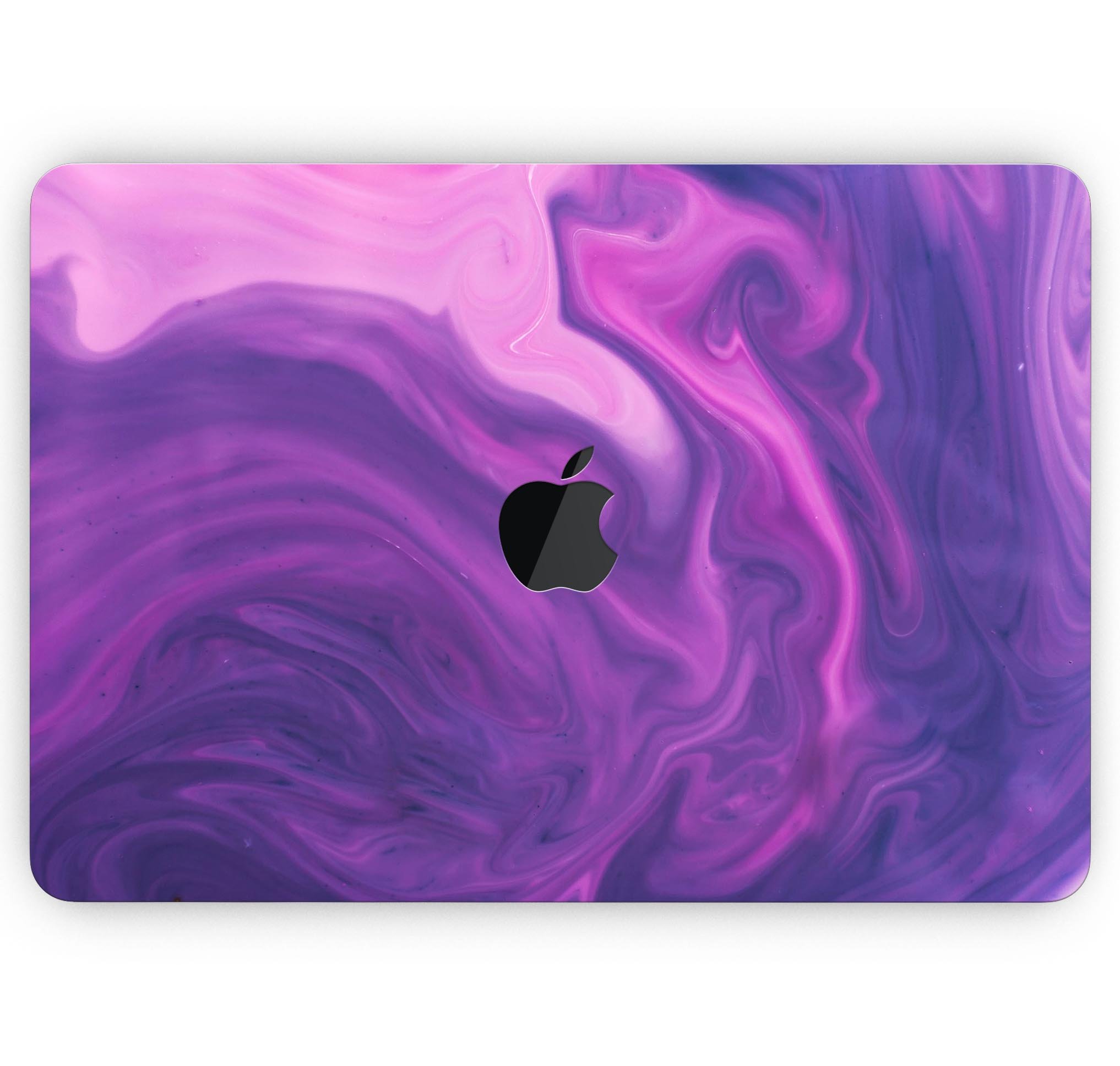 Modern Marble Purple Mix V3 skin decal wrap kit for MacBook, showcasing a stylish purple marble design with a premium vinyl finish.