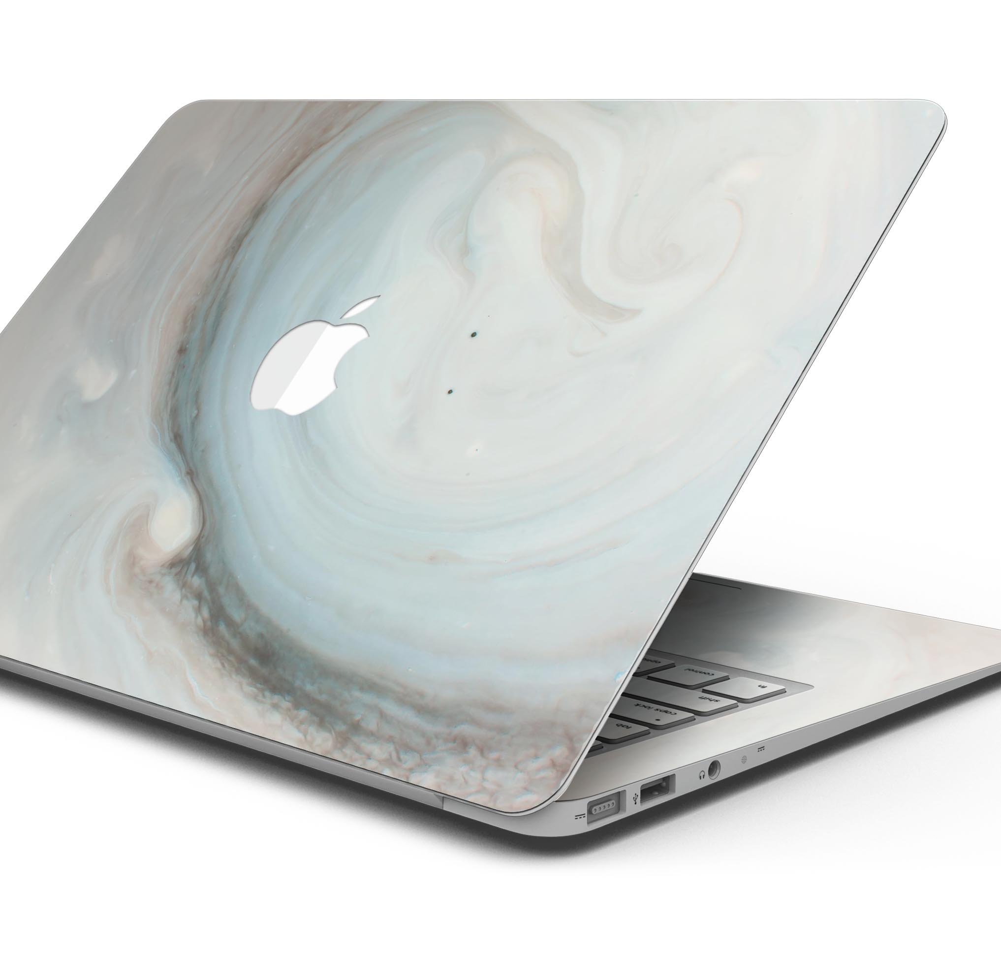 Modern Marble Subtle Mix V1 skin decal wrap kit for MacBook, showcasing a stylish marble design with a premium vinyl finish.