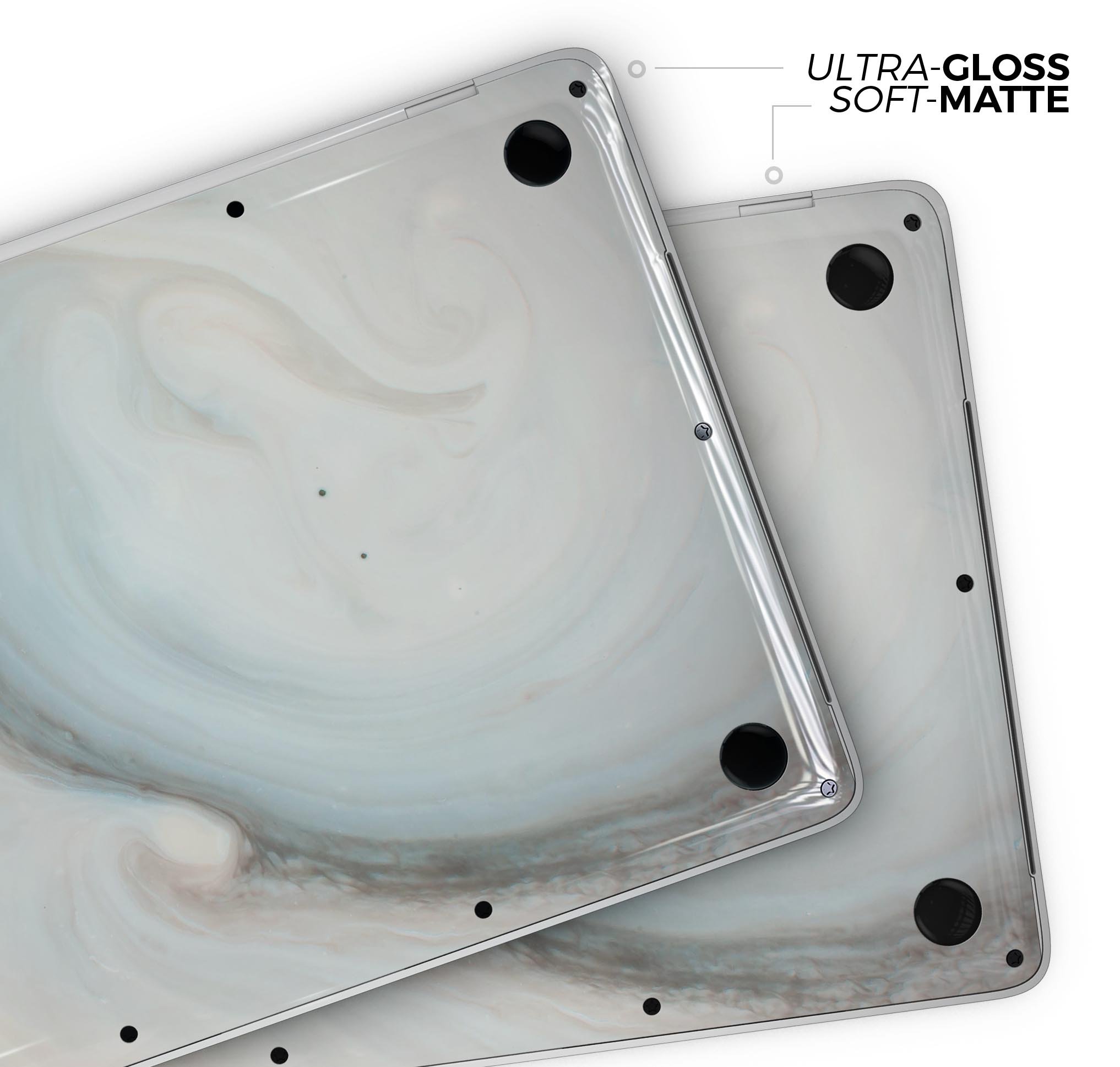 Modern Marble Subtle Mix V1 skin decal wrap kit for MacBook, showcasing a stylish marble design with a premium vinyl finish.