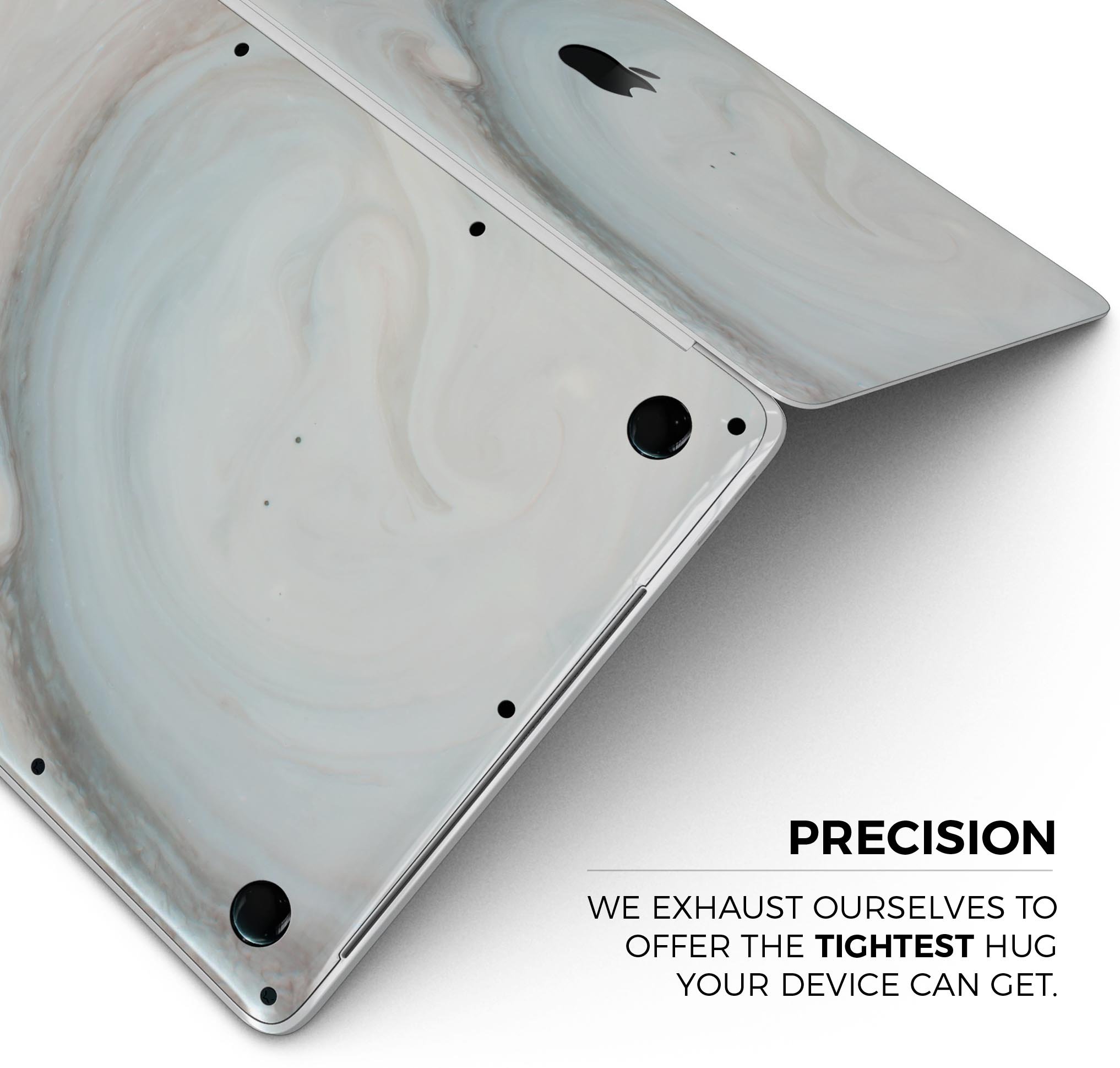 Modern Marble Subtle Mix V1 skin decal wrap kit for MacBook, showcasing a stylish marble design with a premium vinyl finish.