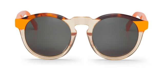 MR BOHO Jordaan AK2-11 round full-rimmed glasses in brown acetate, showcasing stylish design and comfortable fit.