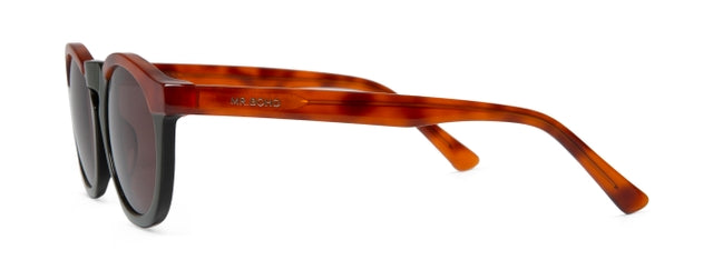 MR BOHO Jordaan AR2-08 round frame glasses in brown acetate, showcasing a stylish unisex design.