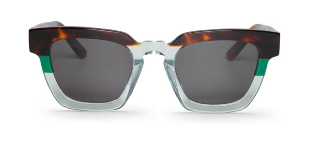 MR BOHO LOGAN BCK1-11 full-rimmed rectangular glasses in brown acetate, suitable for unisex wear.