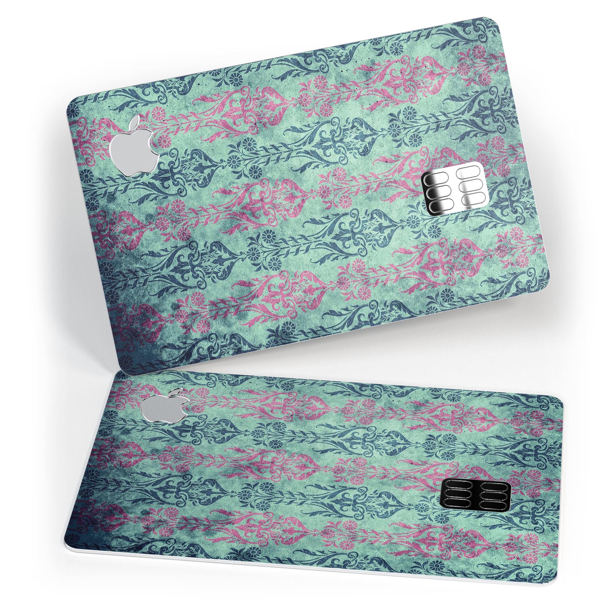 Multicolor Grunge Tribal Pattern skin for Apple Card, showcasing vibrant colors and unique tribal design.