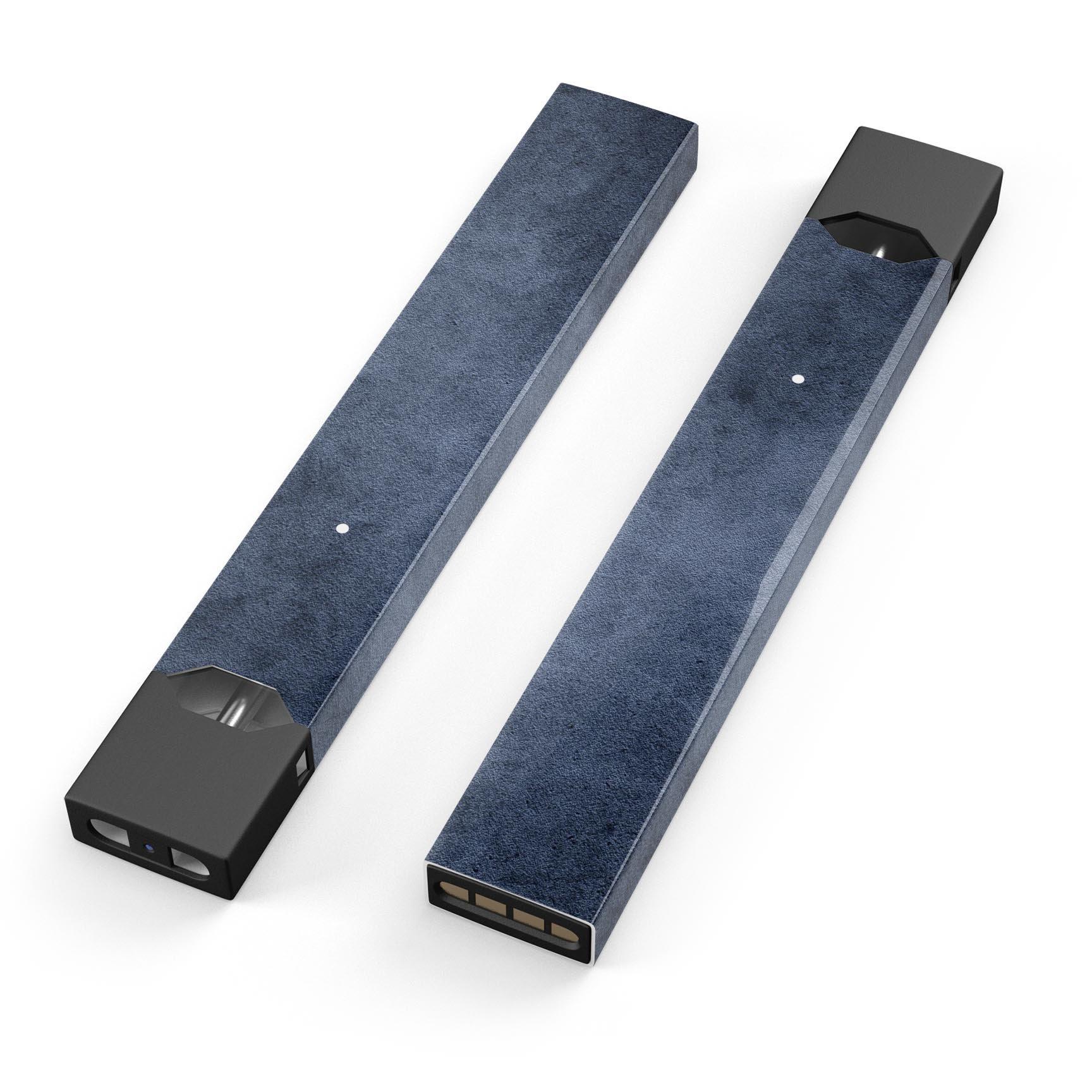 Navy Grunge Texture skin-wrap sticker for JUUL device, showcasing a stylish design with a textured finish.