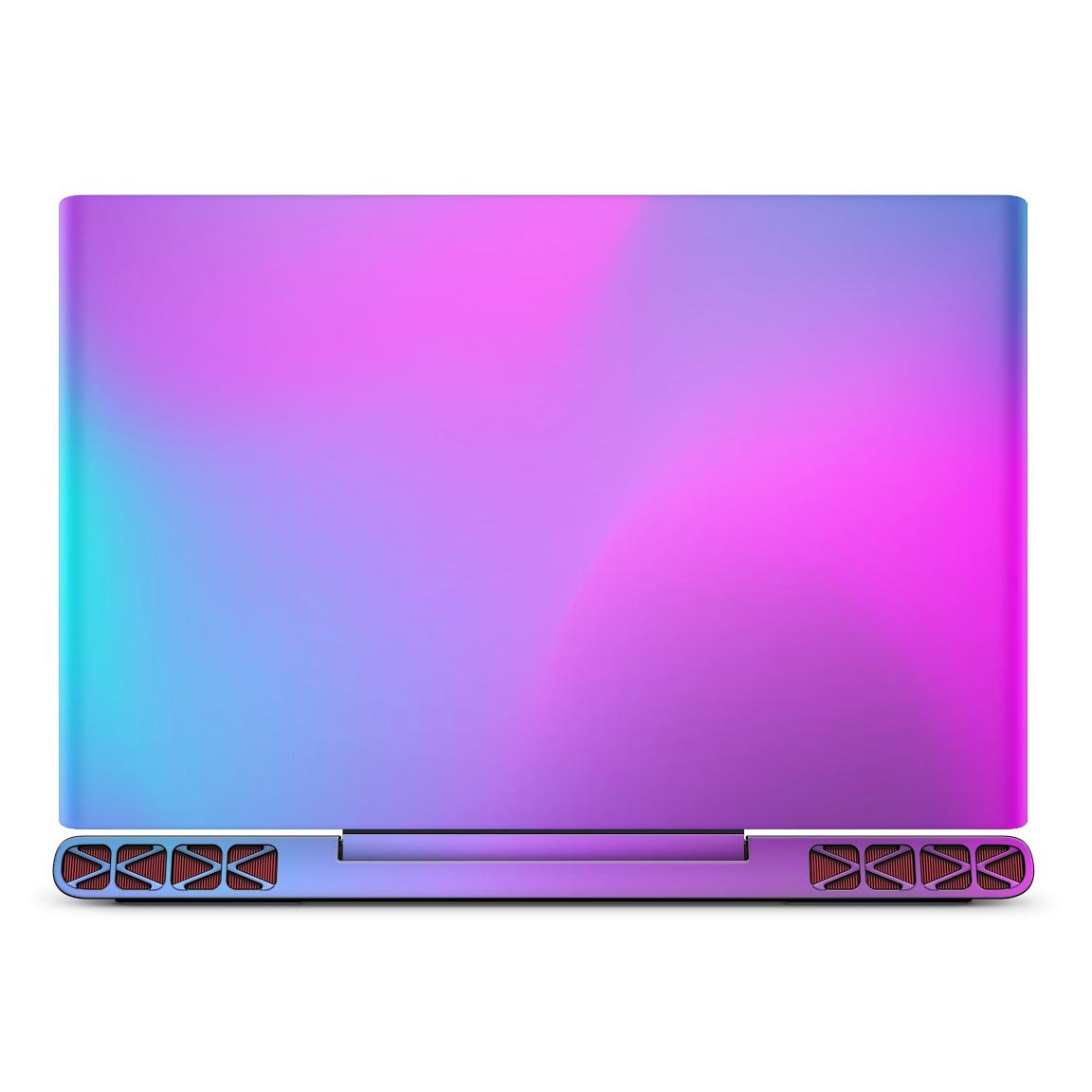 Neon Holographic V1 skin decal wrap kit for Dell Inspiron 15 7000, showcasing vibrant colors and a sleek design.