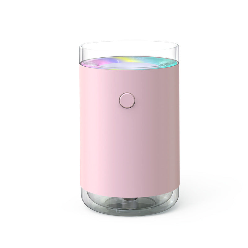 Creative Explosion Marquee Humidification Desktop Car in a stylish cylindrical design, perfect for home and office use.