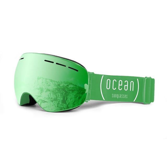 OCEAN GLASSES CERVINO YH3105.1 in vibrant green color with a full-rimmed warp frame, suitable for unisex wear.