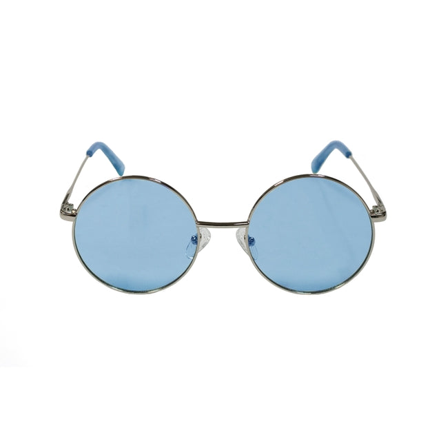 OCEAN GLASSES CIRCLE 10.11 featuring a full-rimmed round transparent metal frame, suitable for unisex wear.
