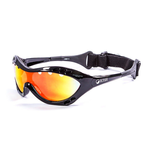 OCEAN GLASSES COSTA RICA 11801.1 featuring a full-rimmed black warp frame, suitable for unisex wear.