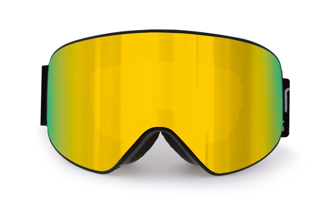 OCEAN GLASSES EIRA YH5101.1 full-rimmed black eyewear with a warp shape, suitable for unisex wear.