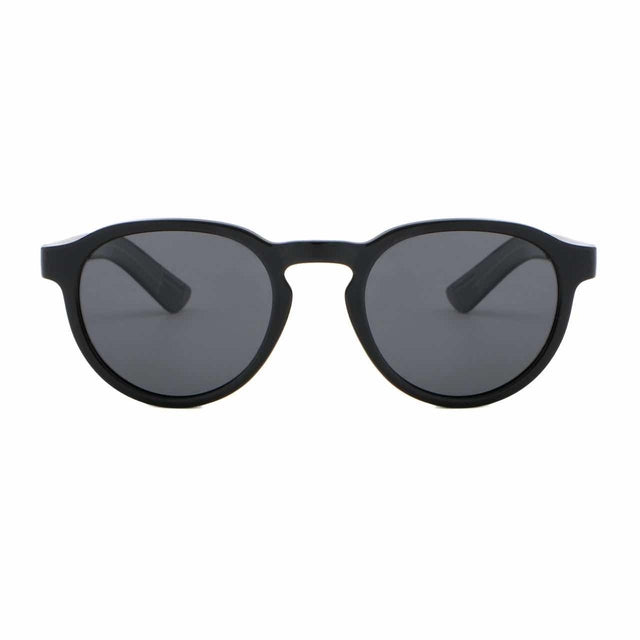 OCEAN GLASSES LA ROCHELLE 10700.0 featuring a full-rimmed round black acetate frame, suitable for unisex wear.