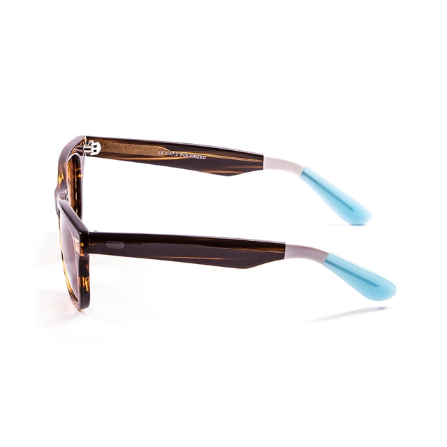 OCEAN GLASSES LOWERS 59000.52 in brown full-rimmed rectangular design, made from durable acetate material.