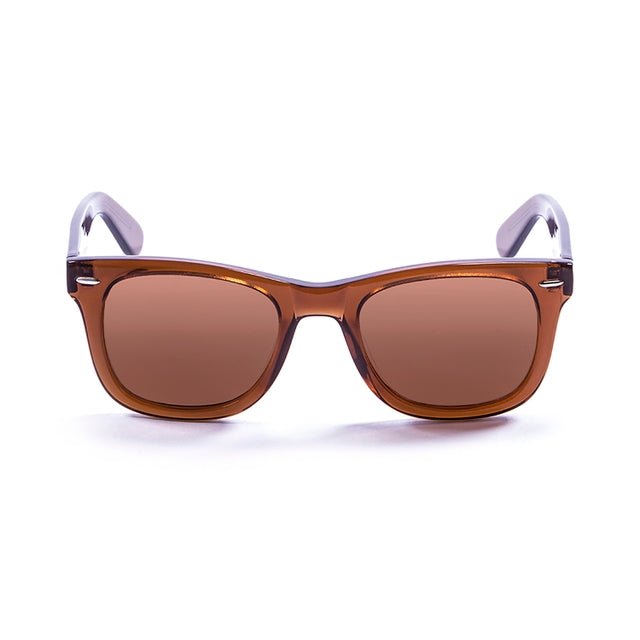 OCEAN GLASSES LOWERS 59000.95 featuring a full-rimmed rectangular frame in elegant brown color, made from durable acetate material.
