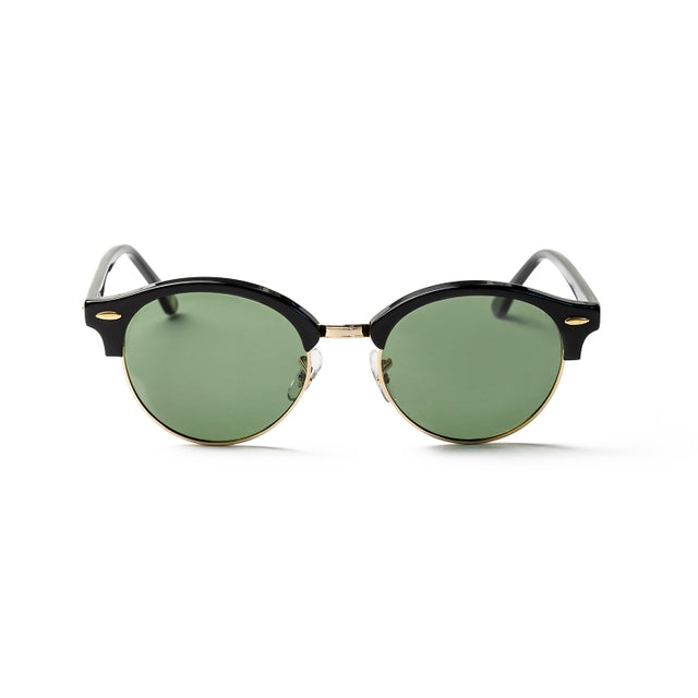OCEAN GLASSES MARLON 1621.1 featuring a full-rimmed round black metal frame, suitable for unisex wear.