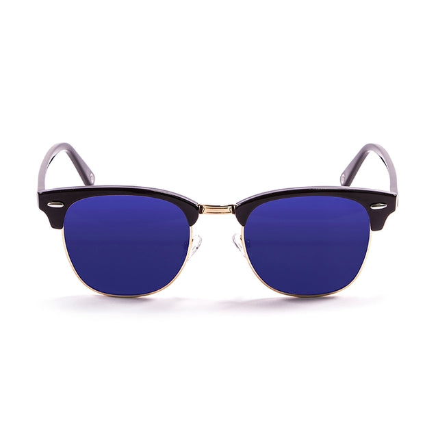 OCEAN GLASSES Mr. BRATT 70001.1 featuring a full-rimmed round black frame made of acetate, suitable for unisex wear.