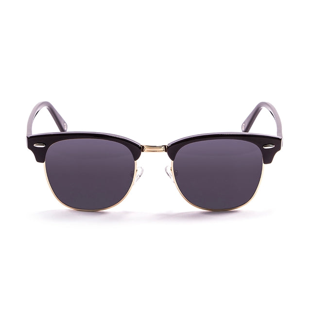 OCEAN GLASSES Mr. BRATT 70000.1 featuring a full-rimmed round black acetate frame, suitable for unisex wear.