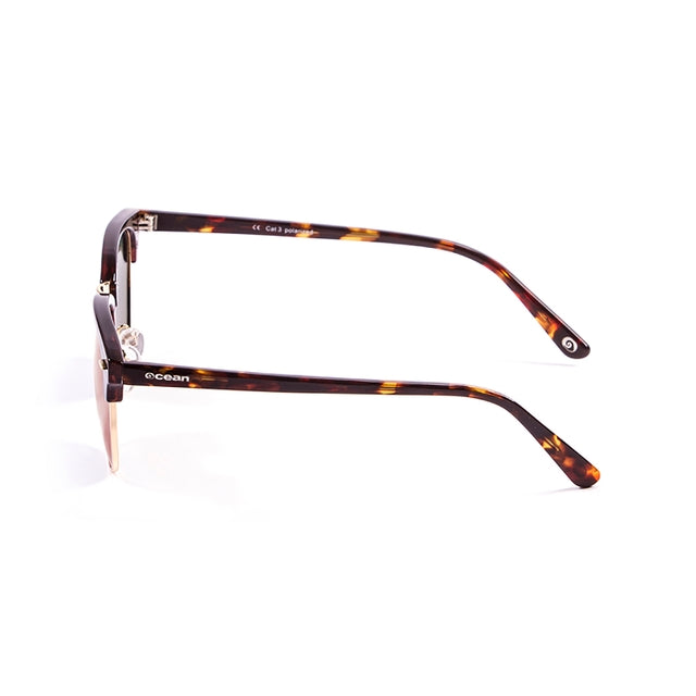 OCEAN GLASSES Mr. BRATT 70000.2 featuring a round full-rimmed design in brown acetate, suitable for unisex wear.