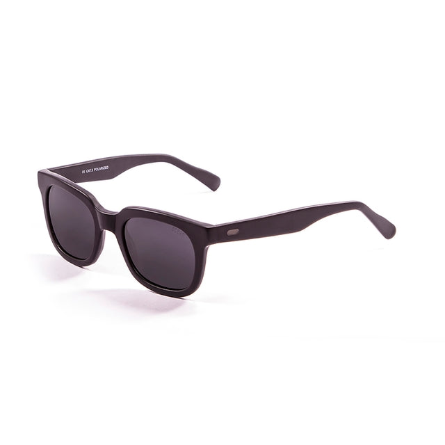 OCEAN GLASSES SAN CLEMENTE 61000.8, full-rimmed rectangular black glasses made from acetate, suitable for unisex wear.
