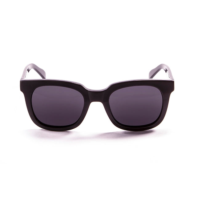 OCEAN GLASSES SAN CLEMENTE 61000.92 featuring a full-rimmed rectangular black acetate frame, suitable for unisex wear.
