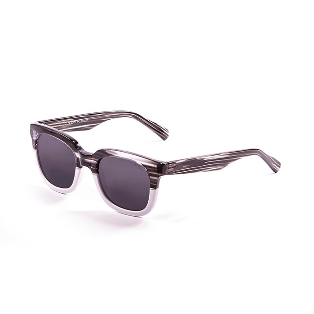 OCEAN GLASSES SAN CLEMENTE 61000.93 featuring a sleek black full-rimmed rectangular frame, ideal for unisex wear.