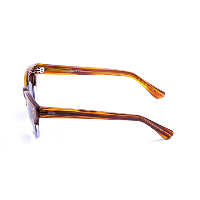 OCEAN GLASSES SANTA CRUZ 62000.6 featuring a full-rimmed rectangular brown acetate frame, suitable for unisex wear.