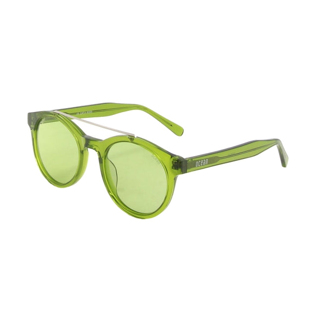 OCEAN GLASSES TIBURON 10200.15 featuring a full-rimmed round design in transparent acetate, suitable for unisex wear.