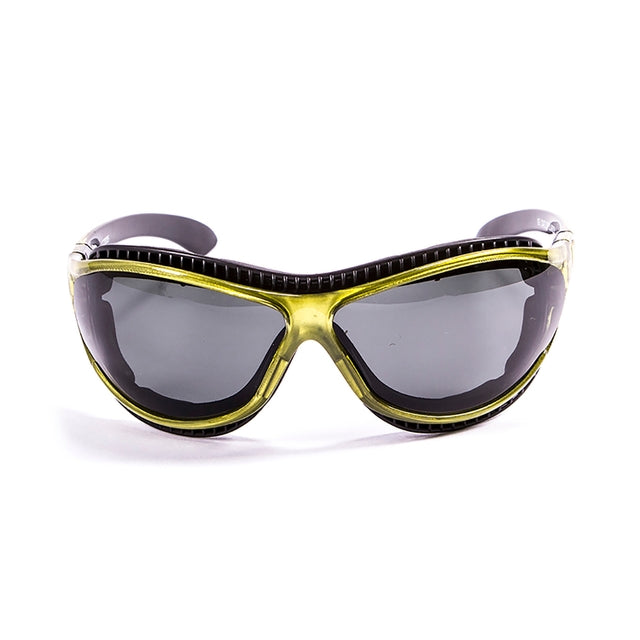OCEAN GLASSES TIERRA DE FUEGO 12200.5 in vibrant yellow, featuring a full-rimmed warp frame, perfect for unisex wear.
