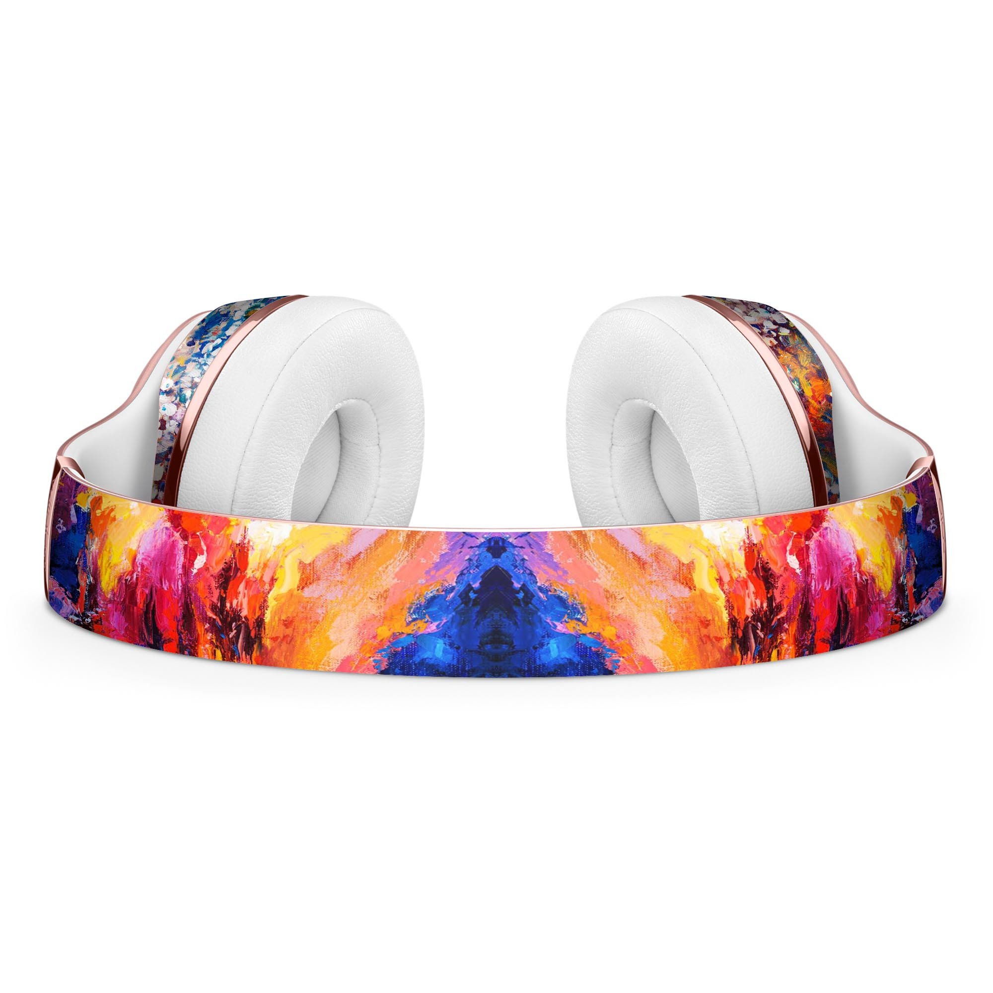 Oil Painted Meadow Full-Body Skin Kit for Beats by Dre Solo 3, showcasing vibrant colors and intricate design.