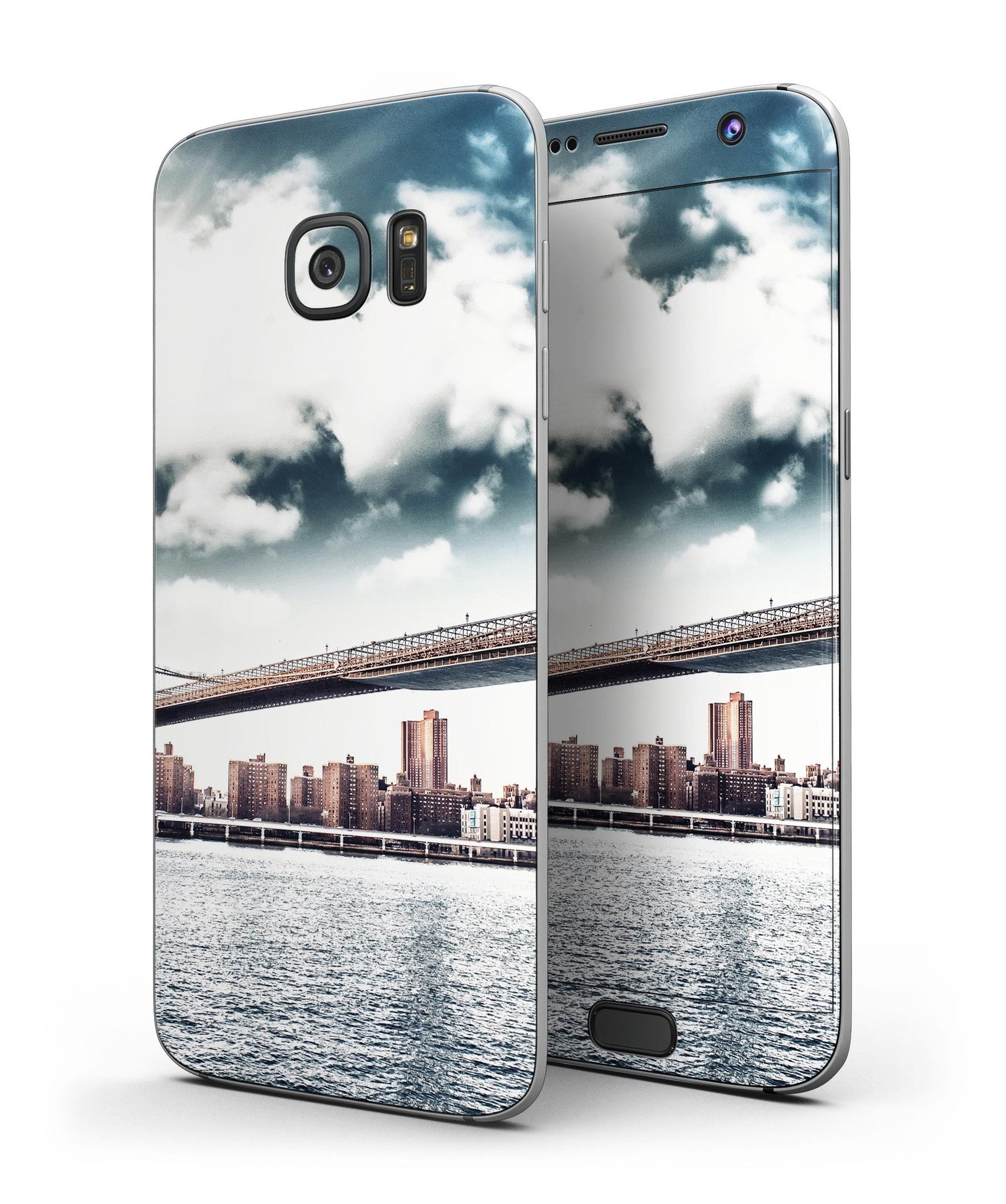 OverLook NYC Loop Full Body Skin-Kit for Samsung Galaxy S7 and S7 Edge, showcasing premium vinyl material and stylish design options.