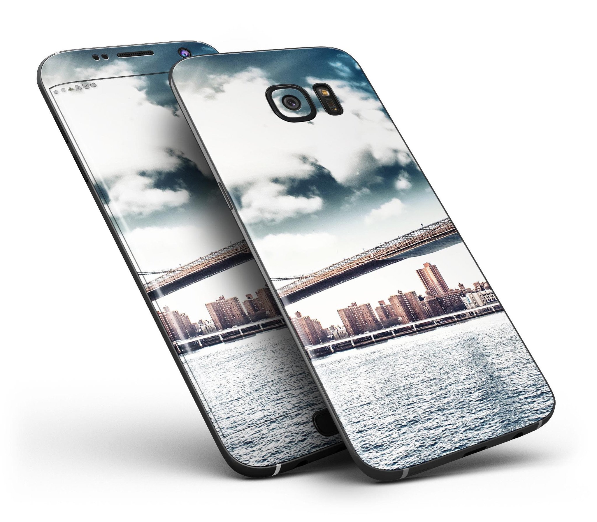 OverLook NYC Loop Full Body Skin-Kit for Samsung Galaxy S7 and S7 Edge, showcasing premium vinyl material and stylish design options.