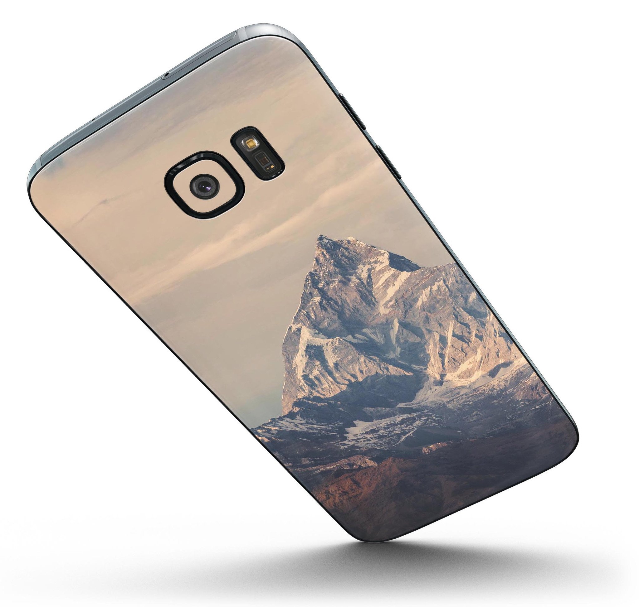 Paramountain Top Full Body Skin-Kit for Samsung Galaxy S7, showcasing ultra-gloss and soft-matte finish options.