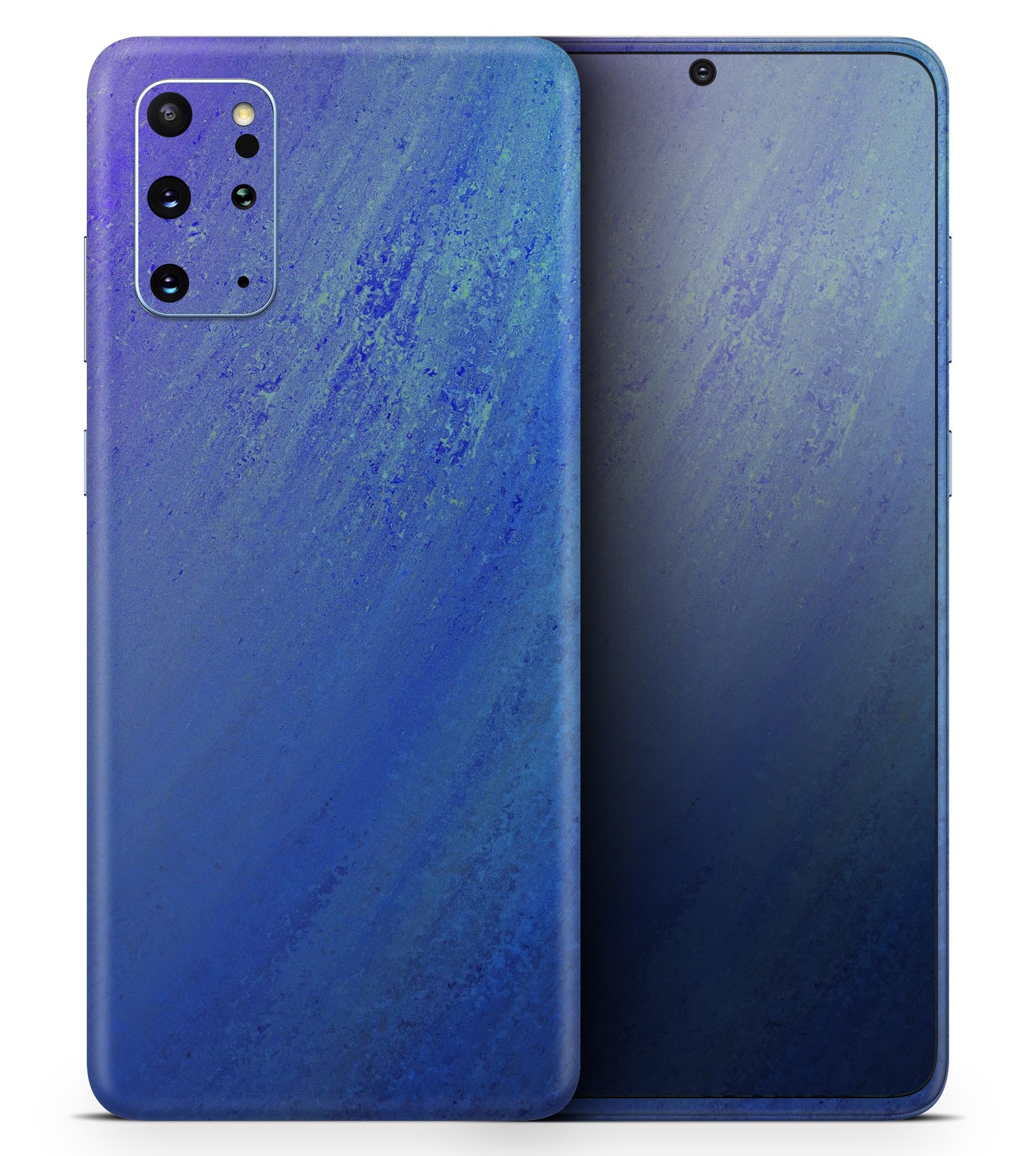 Pastel Blue Surface Skin-Kit for Samsung Galaxy S20, showcasing a sleek design and premium vinyl material.