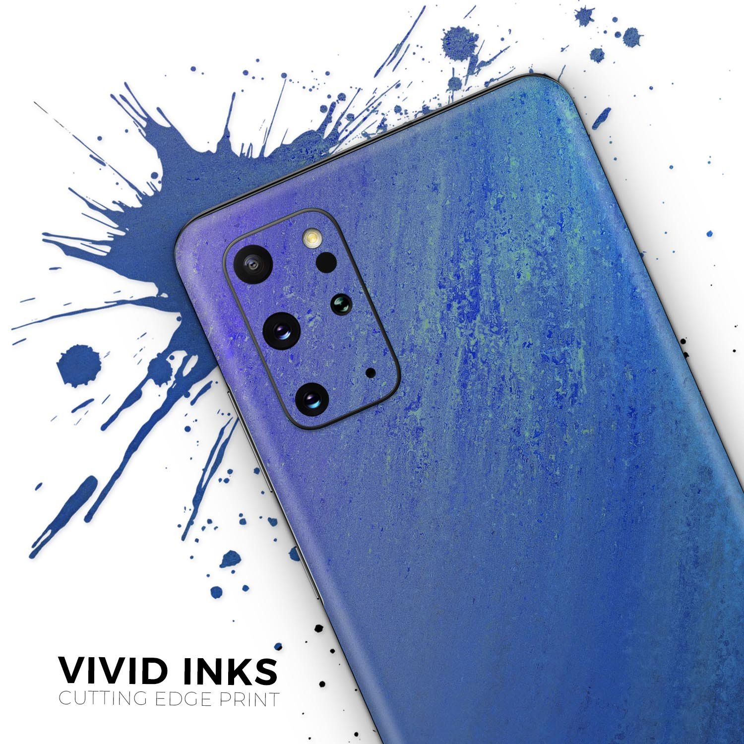 Pastel Blue Surface Skin-Kit for Samsung Galaxy S20, showcasing a sleek design and premium vinyl material.