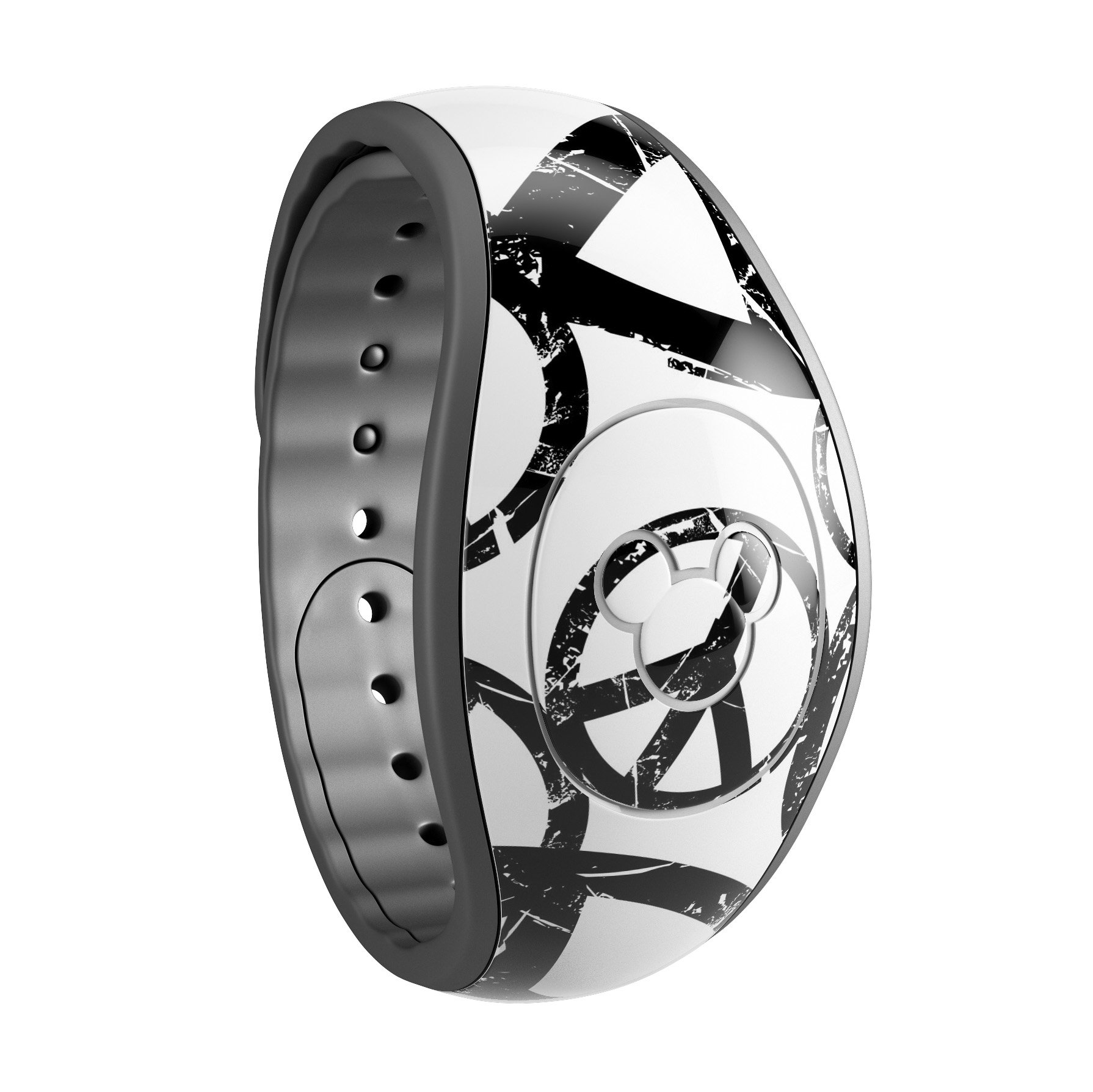 Peace Collage decal skin wrap kit for Disney Magic Band, showcasing vibrant colors and trendy design.