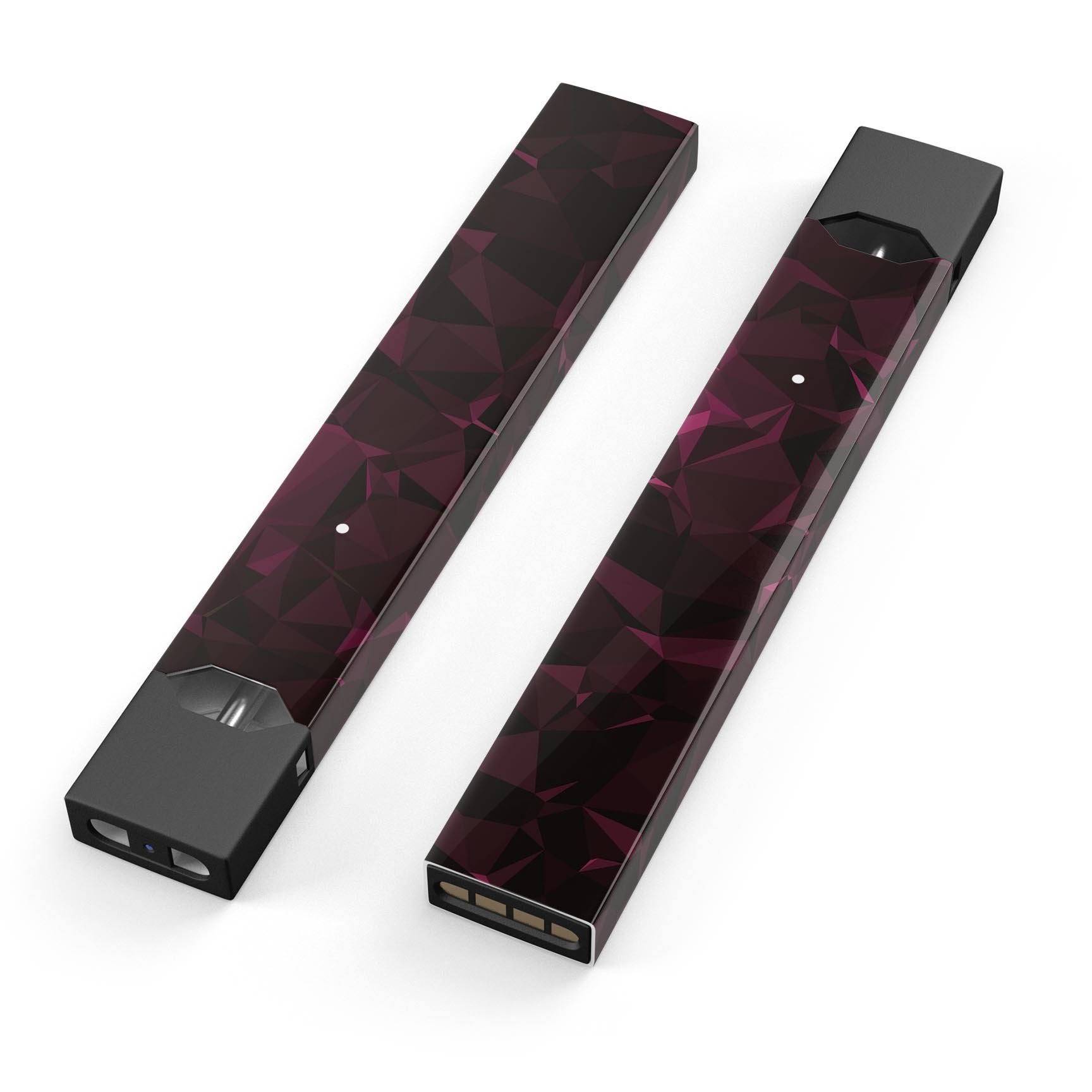 Pink Geometric V11 skin-wrap sticker designed for JUUL vaping device, showcasing a vibrant geometric pattern.