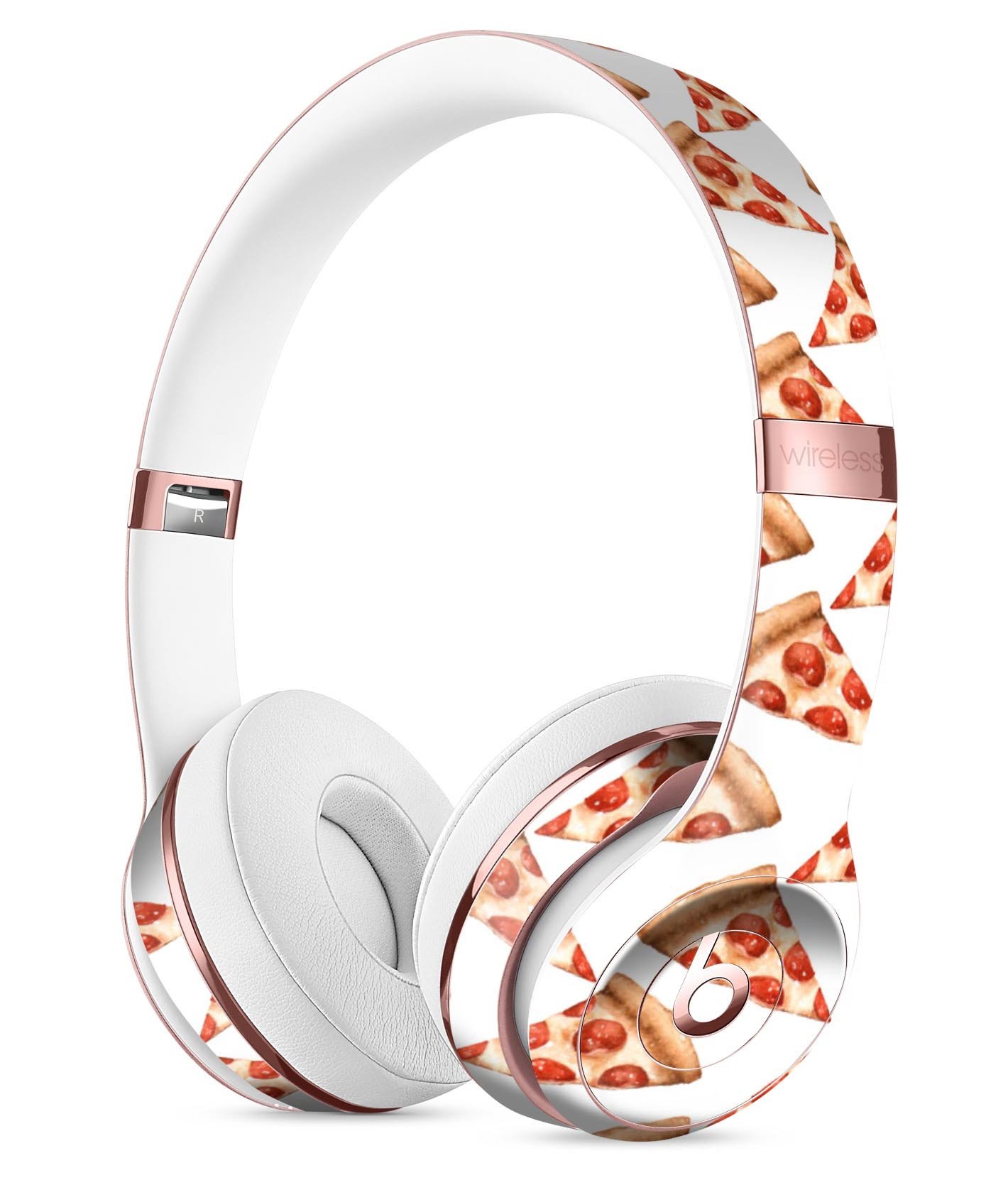 Pizza Slice of Heaven Full-Body Skin Kit for Beats by Dre Solo 3, showcasing vibrant design and premium vinyl material.