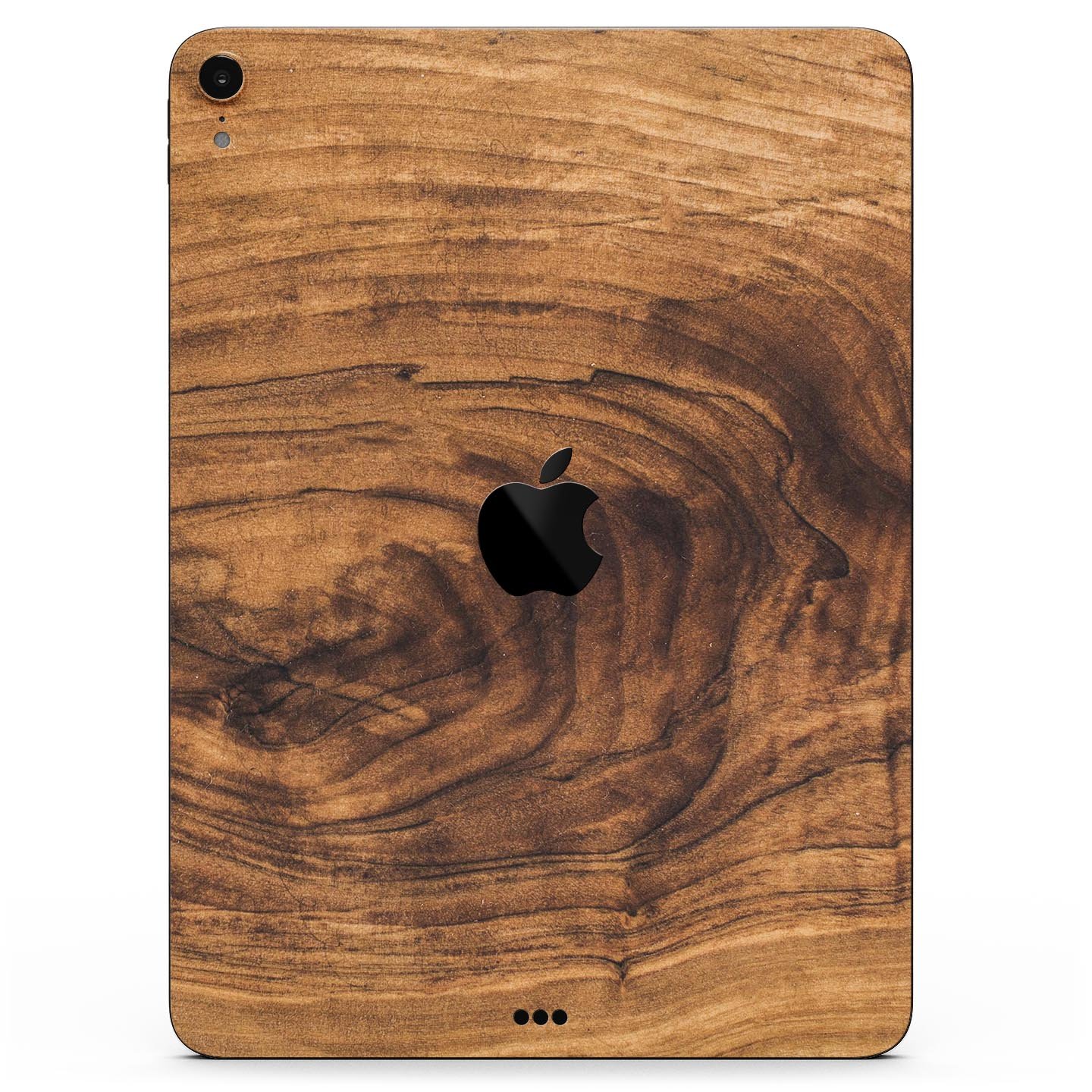 Raw Wood Planks V11 skin decal for Apple iPad Pro, showcasing a natural wood texture design with a smooth finish.
