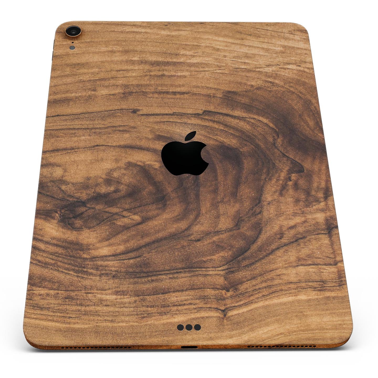 Raw Wood Planks V11 skin decal for Apple iPad Pro, showcasing a natural wood texture design with a smooth finish.