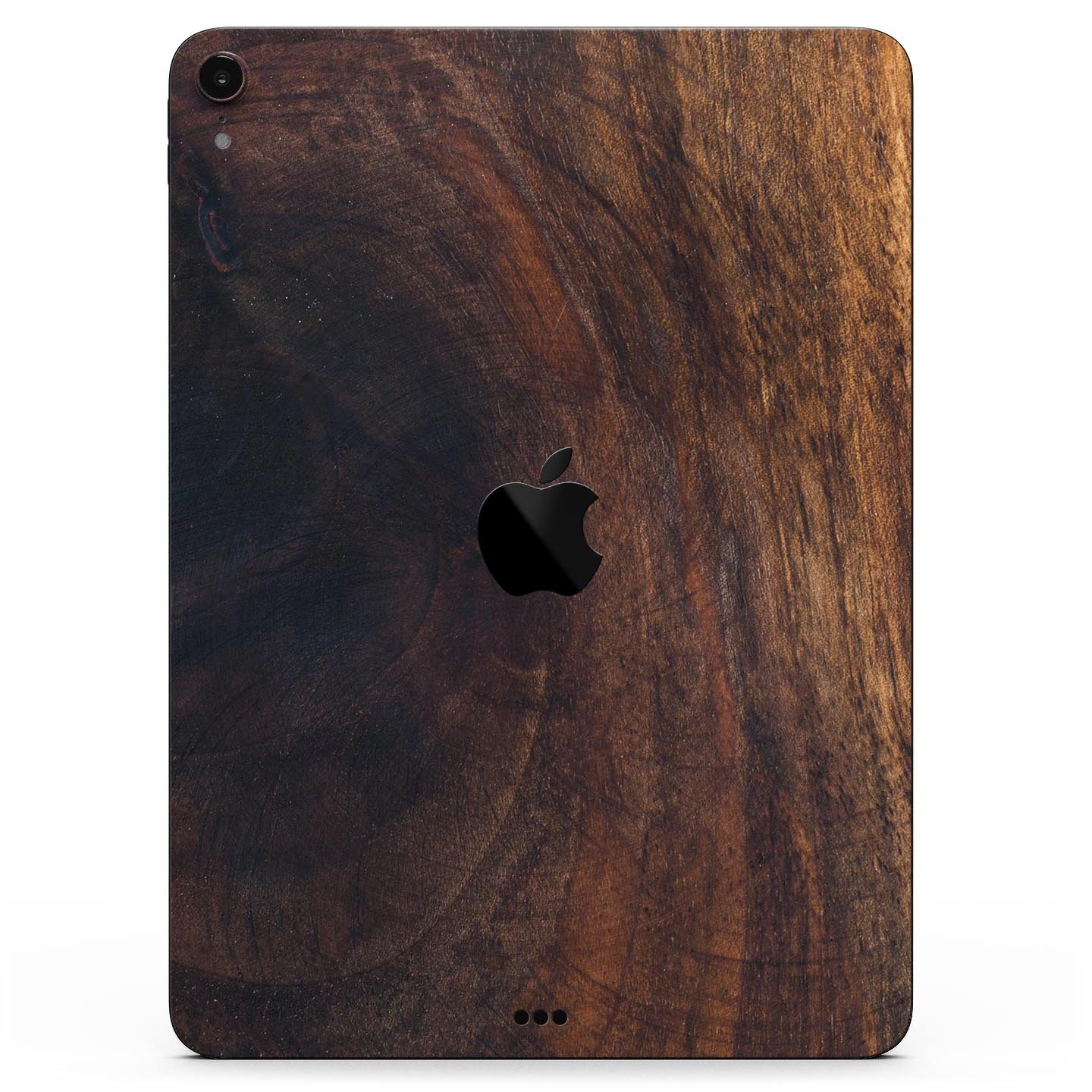 Raw Wood Planks V13 skin decal for Apple iPad Pro, showcasing a rustic wood design with a premium finish.