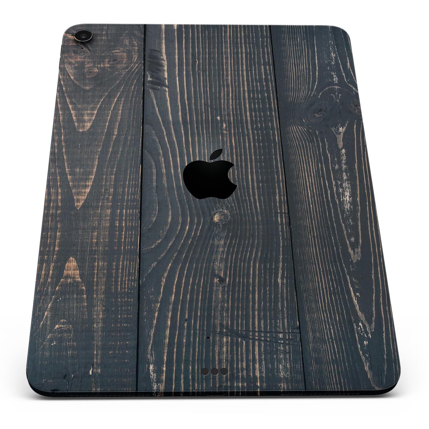 Raw Wood Planks V14 skin decal for Apple iPad Pro, showcasing a natural wood texture design.