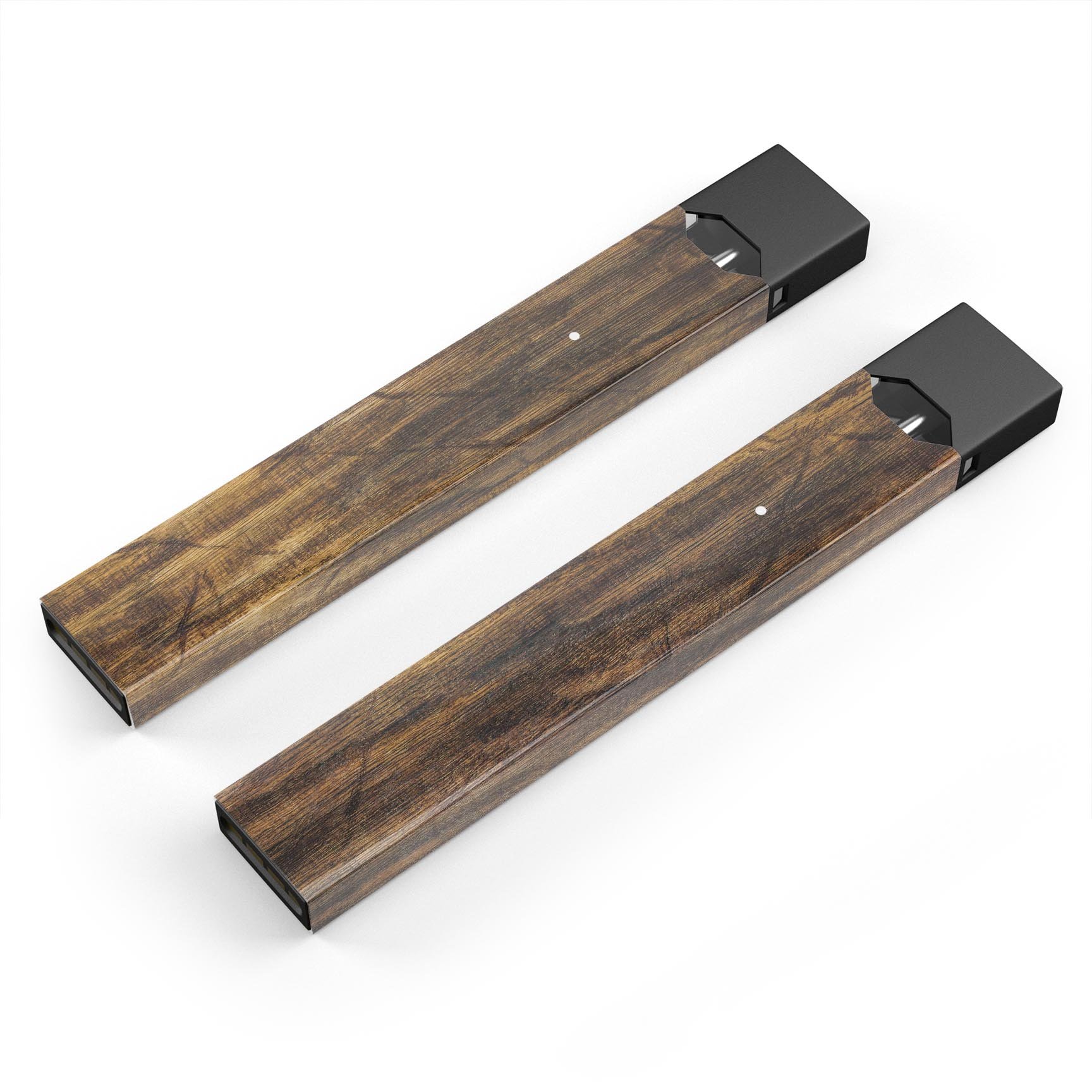 Raw Wood Planks V4 skin-wrap sticker designed for JUUL vaping device, showcasing a wood texture and premium finish.