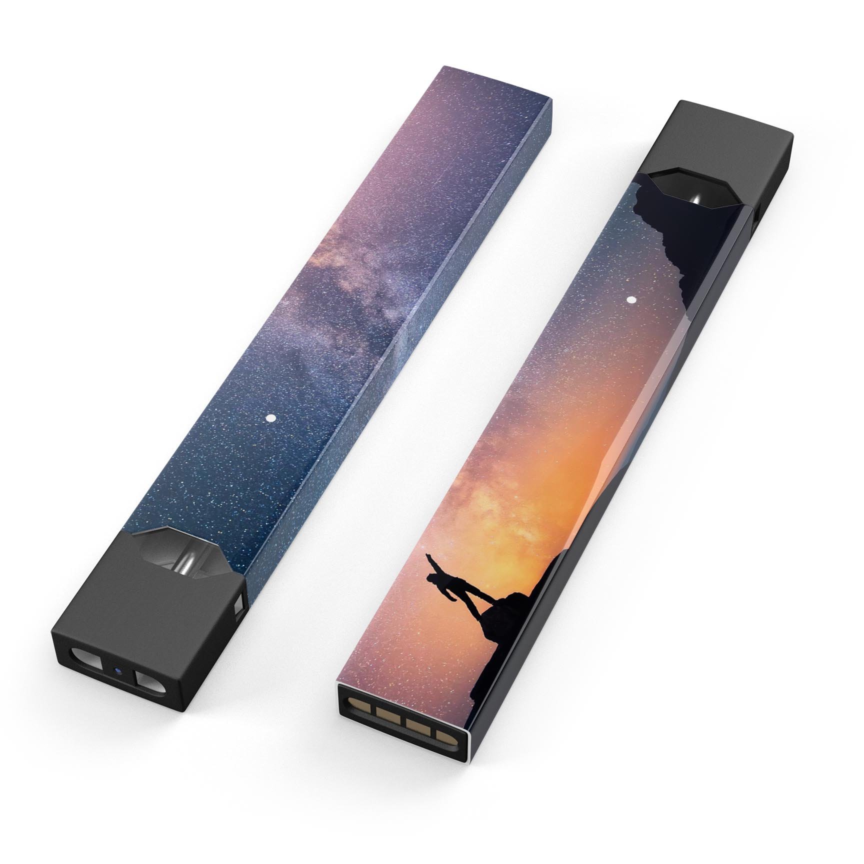 Reach for the Stars premium decal skin-wrap sticker designed for JUUL vaping device, showcasing vibrant colors and a sleek finish.